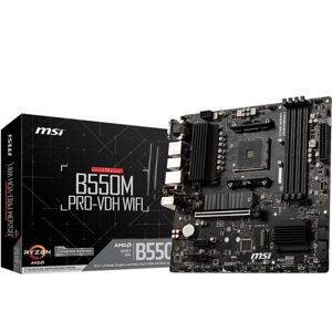 MSI B550M Pro VDH WIFI mATX Mainboard Sockel AM4 M.2/DP/HDMI/VGA/WIFI6