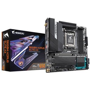 GIGABYTE B650M AORUS ELITE AX mATX Mainboard Sockel AM5 HDMI/DP/USB-C/M.2/WIFI6E