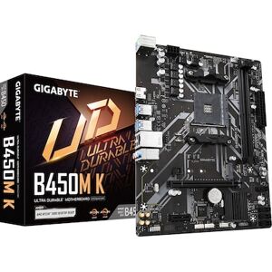 GIGABYTE B450M K mATX Mainboard Sockel AM4 HDMI/M.2/PS2/USB3.0