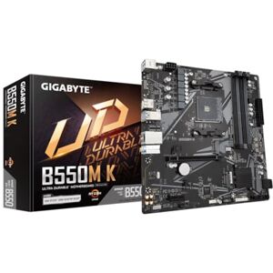 Gigabyte B550M K mATX Mainboard Sockel AM4 M.2/HDMI/DP/USB3.2 Gen1