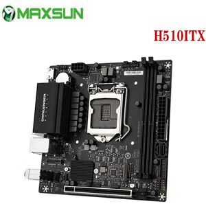 Maxsun Komplett Neues Motherboard Challenger H510itx Intel 10 11 Lga1200 Ddr4 Speichersteckplätze Rams M.2 Sata3.0 Mainboard Für Desktop