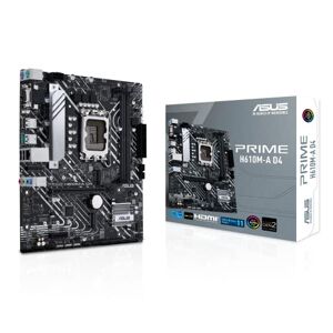 Asus Prime H610M-A WiFi Intel H610 (LGA 1700) mATX-Mainboard (DDR5, Intel 1Gb Ethernet, WiFi 5, DisplayPort, HDMI, VGA, USB 3.2 Gen 2-Anschlüssen, adressierbaren Gen 2-Headern & Aura Sync)