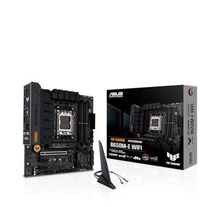 Asus TUF Gaming B650M-E WiFi Mainboard Sockel AMD AM5 (Ryzen 7000, mATX, PCIe 5.0, DDR5-Speicher, 2,5 Gb Ethernet, USB 3.2 Gen 2x2 Typ-C, WiFi6, Aura Sync)