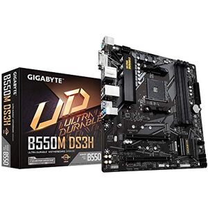 Gigabyte B550M DS3H Mainboard schwarz, único