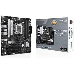 Asus PRIME B650M-A II-CSM Mainboard Sockel AMD AM5 (Ryzen 7000, mATX, DDR5, PCIe 5.0, 2.5GB Ethernet, DisplayPort, HDMI, VGA, USB 3.2, BIOS Flashback, Aura Sync)