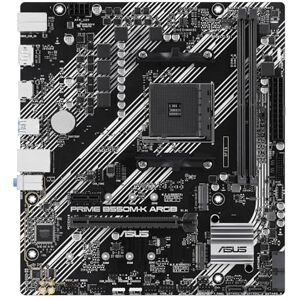 Asus Prime B550M-K ARGB Gaming Mainboard Sockel AMD AM4 (mATX, PCIe 4.0, 2X M.2, DisplayPort, HDMI, SATA 6Gbit/s, Aura Sync)