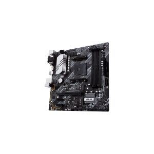 ASUS PRIME B550M-A/CSM - Bundkort - micro-ATX - Socket AM4 - AMD B550 Chipset - USB 3.2 Gen 1, USB 3.2 Gen 2 - Gigabit LAN - onboard grafik (CPU påkrævet) - HD Audio (8-kanaler)