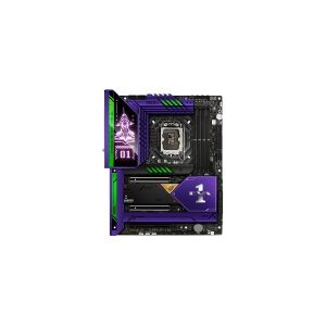 ASUS ROG MAXIMUS Z690 HERO EVA EDITION - Bundkort - ATX - LGA1700 sokkel - Z690 Chipset - USB-C Gen2, USB 3.2 Gen 1, USB 3.2 Gen 2, USB-C Gen 2x2, USB4 - 2.5 Gigabit LAN, Wi-Fi 6, Bluetooth - onboard grafik (CPU påkrævet) - HD Audio (8-kanaler)