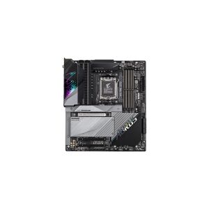 Gigabyte Technology Gigabyte X670E AORUS MASTER - 1.0 - bundkort - udvidet ATX - Socket AM5 - AMD X670E Chipset - USB 3.2 Gen 1, USB 3.2 Gen 2, USB-C Gen 2x2, USB-C 3.2 Gen2 - 2.5 Gigabit LAN, Wi-Fi 6, Bluetooth - onboard grafik (CPU påkrævet) - High Defi