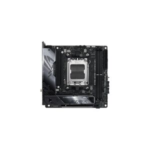 ASUS ROG Strix X670E-I Gaming WiFi - Bundkort - mini ITX - Socket AM5 - AMD X670E Chipset - USB 3.2 Gen 1, USB 3.2 Gen 2, USB4, USB-C 3.2 Gen2 - 2.5 Gigabit LAN, Bluetooth, Wi-Fi - onboard grafik (CPU påkrævet) - HD Audio