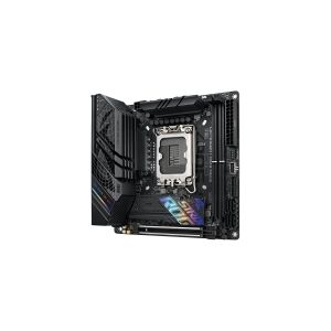 ASUS ROG STRIX B760-I GAMING WIFI - Bundkort - mini ITX - LGA1700 sokkel - B760 Chipset - USB 3.2 Gen 1, USB-C 3.2 Gen2, USB-C 3.2 Gen 2x2, USB-C 3.2 Gen 1 - 2.5 Gigabit LAN, Bluetooth, Wi-Fi - onboard grafik (CPU påkrævet) - HD Audio (8-kanaler)