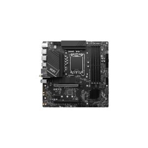 MSI PRO B760M-A WIFI DDR4 - Bundkort - micro-ATX - LGA1700 sokkel - B760 Chipset - USB 3.2 Gen 1, USB 3.2 Gen 2, USB-C 3.2 Gen 1 - 2.5 Gigabit LAN, Bluetooth, Wi-Fi - onboard grafik (CPU påkrævet) - HD Audio (8-kanaler)