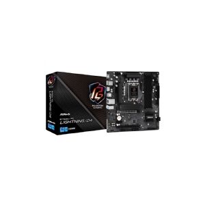 ASRock B760M PG LIGHTNING/D4 - Bundkort - micro-ATX - LGA1700 sokkel - B760 Chipset - USB 3.2 Gen 1, USB-C 3.2 Gen 1 - Gigabit LAN - onboard grafik (CPU påkrævet) - HD Audio (8-kanaler)