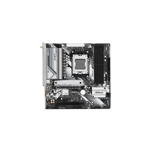 ASRock B650M Pro RS WiFi - Bundkort - micro-ATX - Socket AM5 - AMD B650 Chipset - USB 3.2 Gen 1, USB 3.2 Gen 2, USB-C 3.2 Gen2, USB-C 3.2 Gen 1 - 2.5 Gigabit LAN, Bluetooth, Wi-Fi - onboard grafik (CPU påkrævet) - HD Audio (8-kanaler)