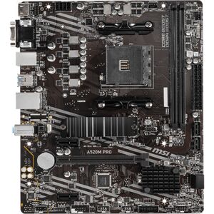 MSI A520M-A PRO DDR4 Bundkort