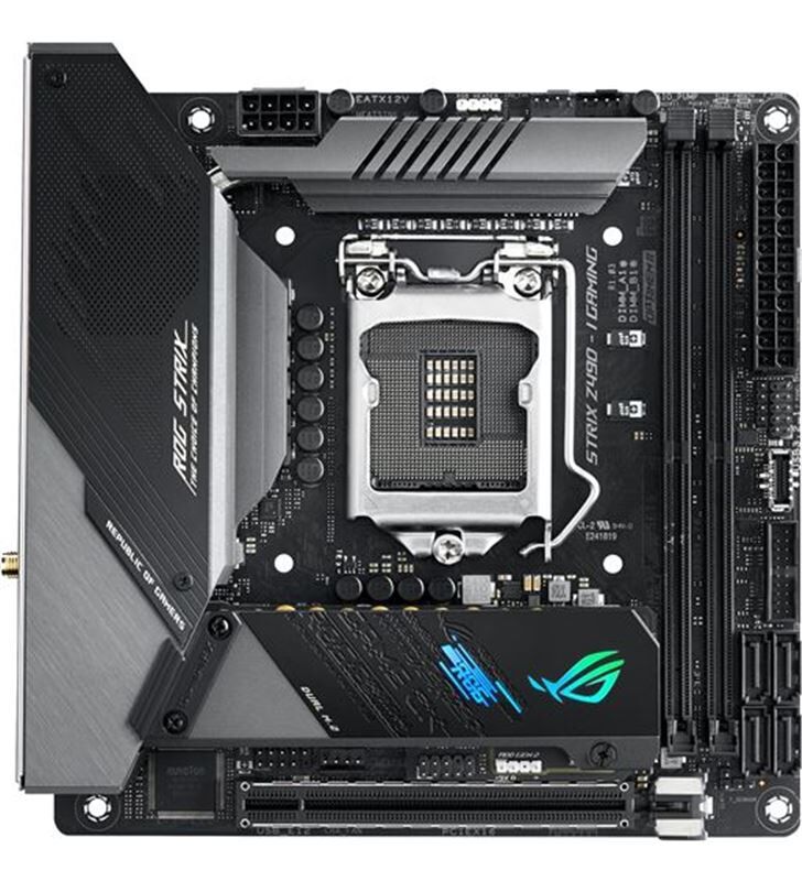 Asus pb01as235 rog strix z490-i gaming - placa base 1200 mini itx