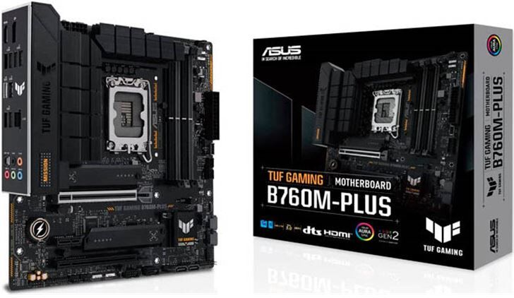 Asus a0049950 placa base tuf gaming b760m-plus 1200 matx 4xddr4 pb211061315