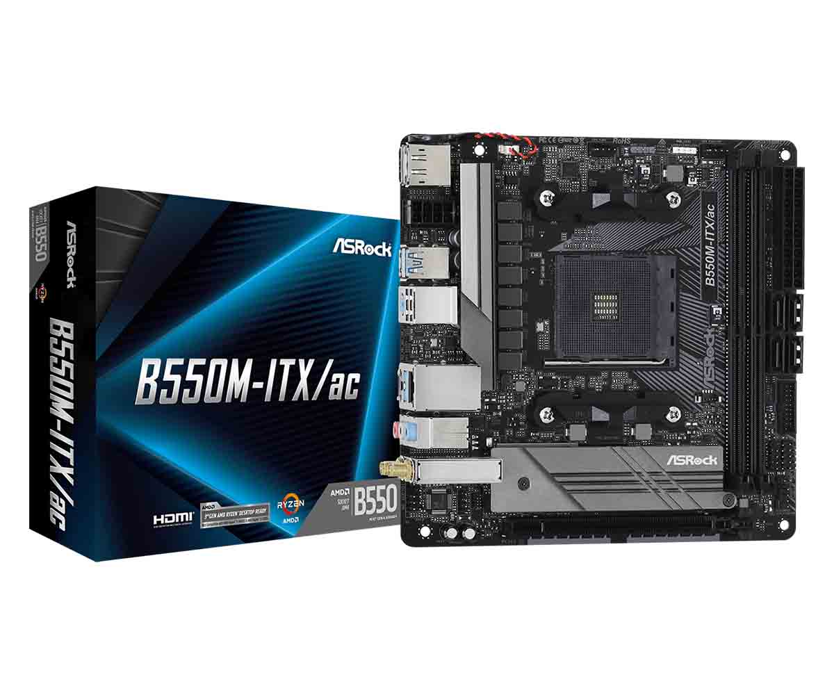 ASRock B550M-ITX/ac AM4 Mini-ITX emolevy