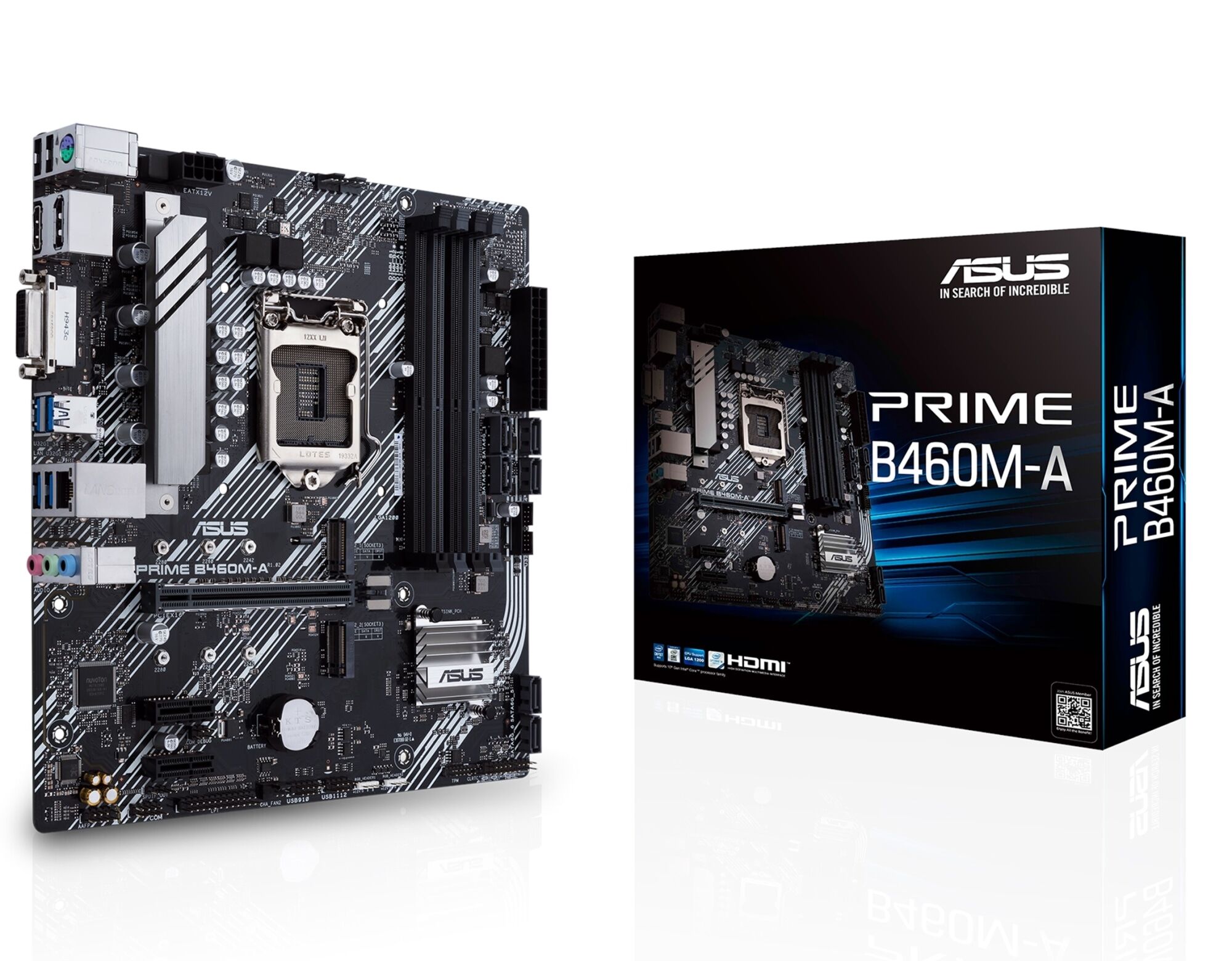 Asus Prime B460M-A LGA1200 mATX emolevy
