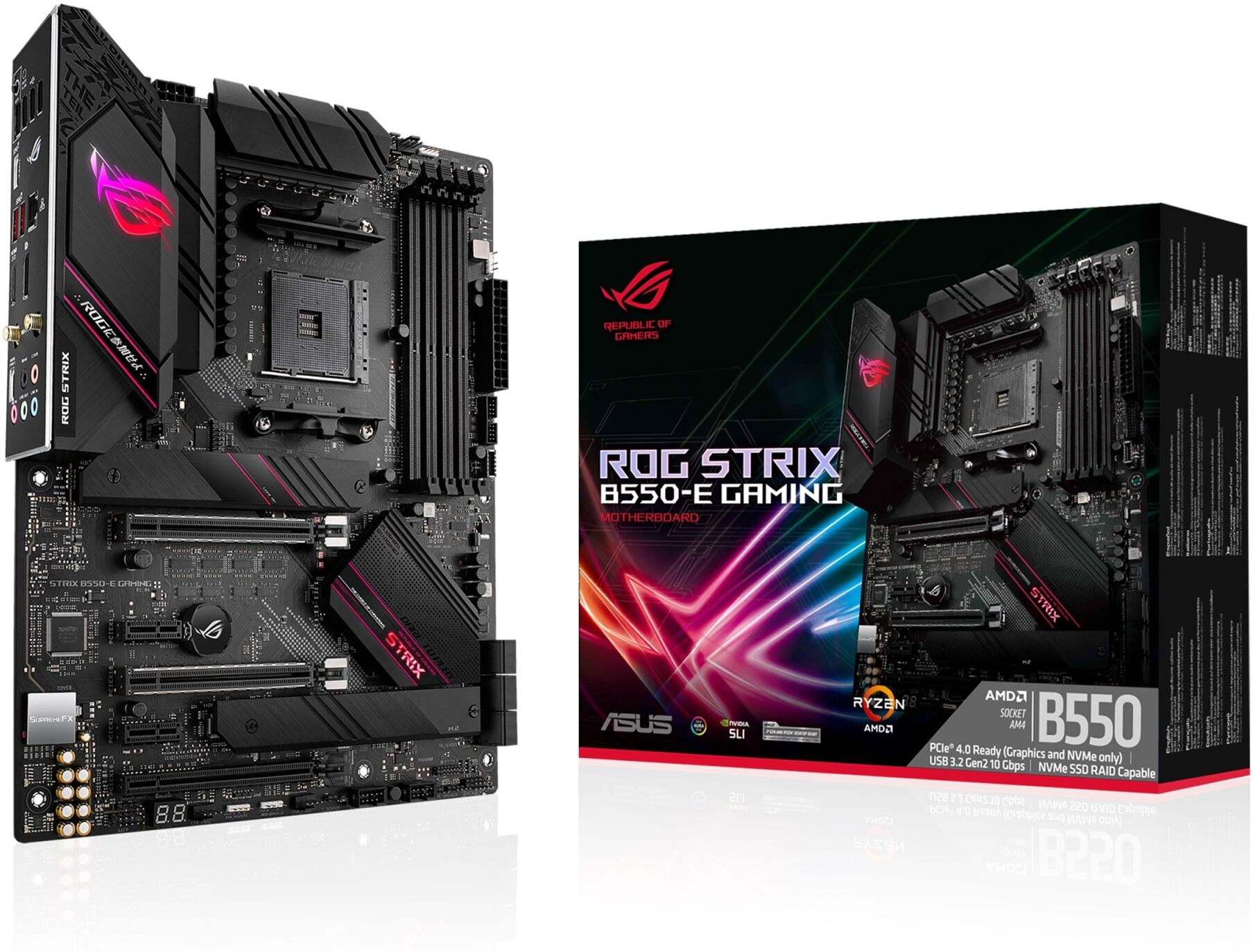 Asus ROG Strix B550-E Gaming AM4 ATX emolevy