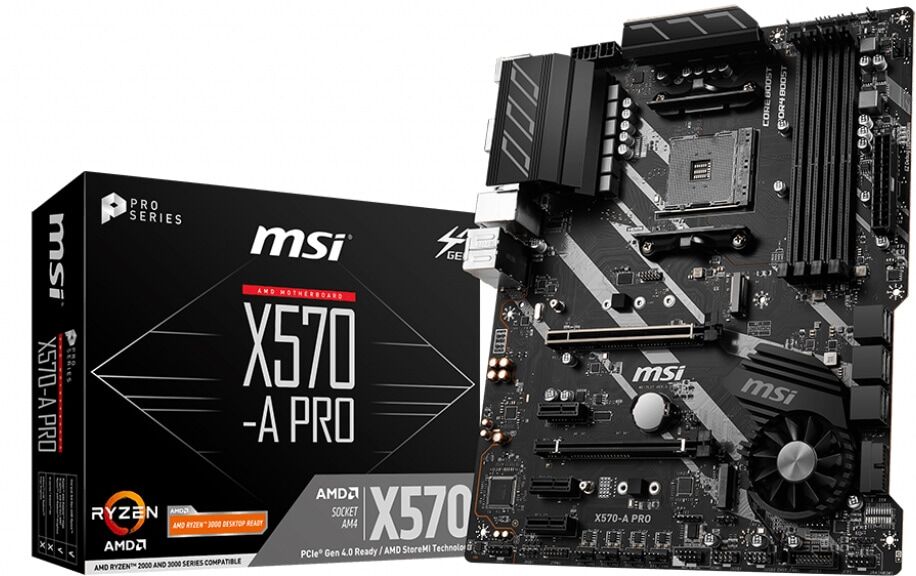 MSI X570-A Pro AM4 ATX emolevy