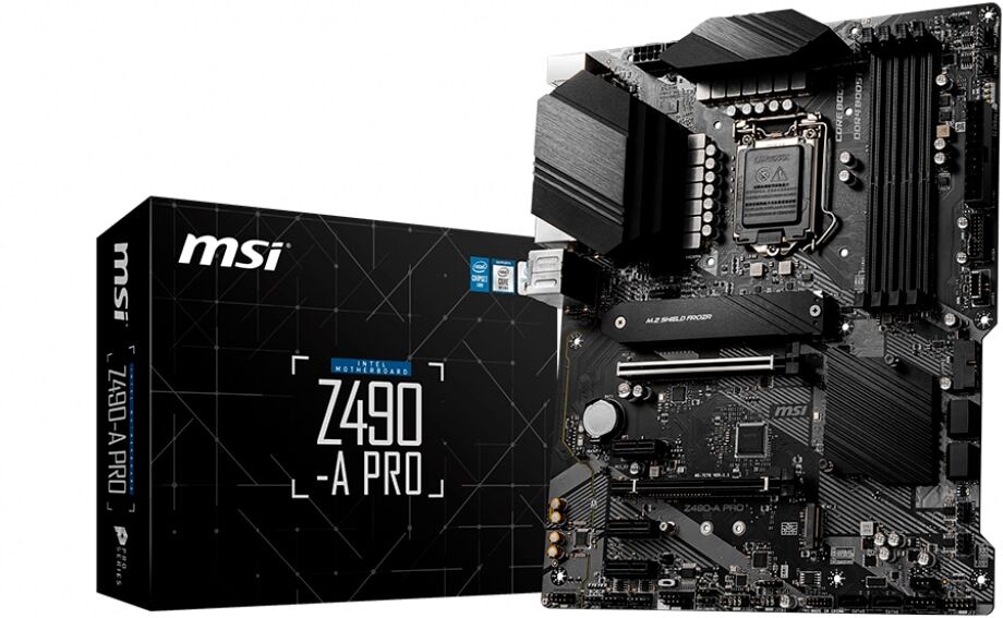 MSI Z490-A PRO LGA1200 ATX emolevy