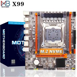 Wovibo LGA 2011 V3 Carte Mère X99 SATA III M.2 NVcloser SSD USB 3.0 DDR4 Mémoire Carte Mère Pour Intel