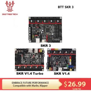 BIGTREETECH BIGTREETacétone Carte mère SKR V1.4 Turbo BTT SKR 3 pièces d'imprimante 3D MKS GEN TMC2209 TMC2208