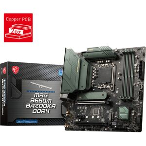 MSI MAG B660M BAZOOKA DDR4 carte mere Intel B660 LGA 1700 micro ATX - Neuf