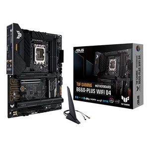 Asus TUF GAMING B660-PLUS WIFI D4 - Carte-mère - ATX - Socket LGA1700 - B660 Chipset - USB-C Gen2, USB 3.2 Gen 1, USB 3.2 Gen 2, USB-C Gen 2x2 - 2.5 - Publicité