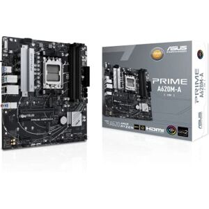 Asus PRIME A620M-A-CSM – Carte mère PRO AMD AM5 A620 micro-ATX (DDR5, PCIe 4.0, 2 x M.2, DisplayPort, HDMI, VGA, USB 3.2 Gen 1, USB 3.2 Gen 1 Type-C en façade, SATA 6 Gb/s, Aura Sync RGB) - Publicité