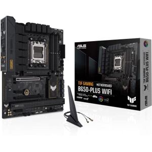 Asus TUF GAMING B650-PLUS WIFI – Carte mère gaming AMD Ryzen AM5 ATX (14 phases d'alimentation, PCIe 5.0 M.2 support, DDR5, WiFi 6, 2.5 Gb Ethernet, USB4, Aura Sync RGB) - Publicité