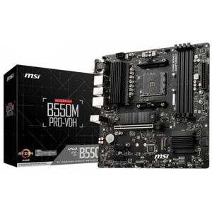 MSI B550M PRO-VDH scheda madre AMD B550 Presa AM4 micro ATX (B550M PRO-VDH)