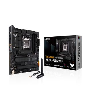 Asus Scheda madre  TUF GAMING X670E-PLUS WIFI AMD X670 Presa di corrente AM5 ATX [90MB1BK0-M0EAY0]