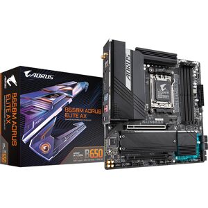 Gigabyte B650M AORUS ELITE AX scheda madre AMD B650 Presa di corrente AM5 micro ATX [B650M AX]