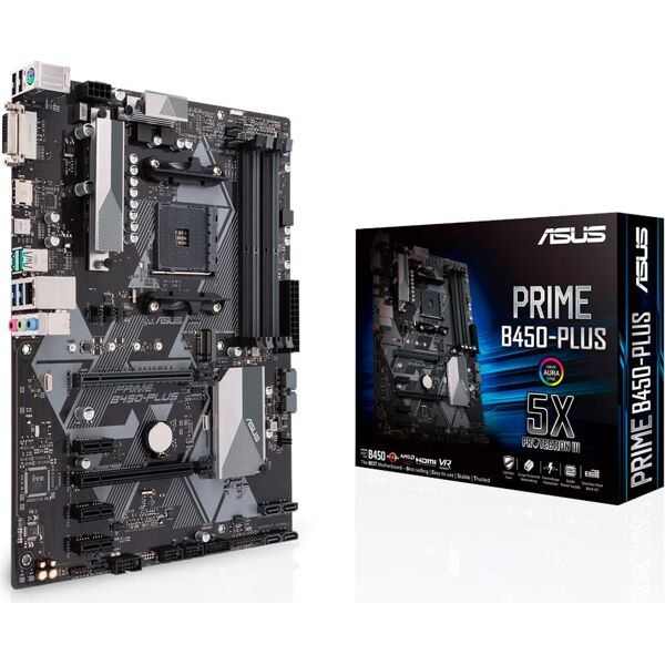 asus 90mb0yn0-m0eay0 scheda madre motherboard atx chipset amd b450 socket am4 ddr4-sdram - 90mb0yn0-m0eay0 prime b450-plus