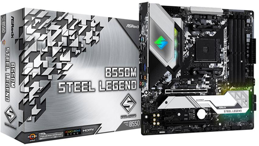 ASRock B550M Steel Legend AMD B550 Presa AM4 micro ATX