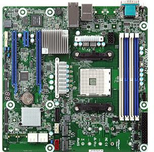 ASRock X470D4U2-2T scheda madre AMD X470 Presa AM4 micro ATX