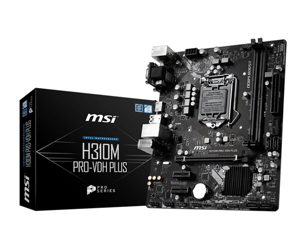 MSI H310M PRO-VDH PLUS scheda madre Intel H310 LGA 1151 (Presa H4) micro ATX