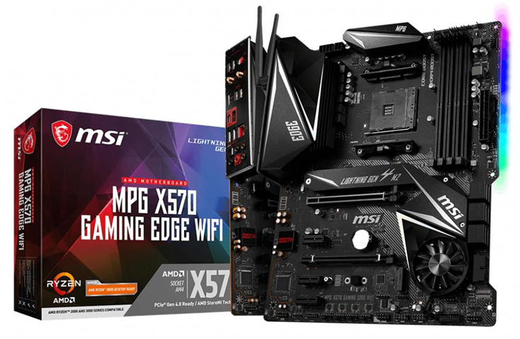 MSI MPG X570 Gaming Edge WIFI AMD X570 Presa AM4 ATX