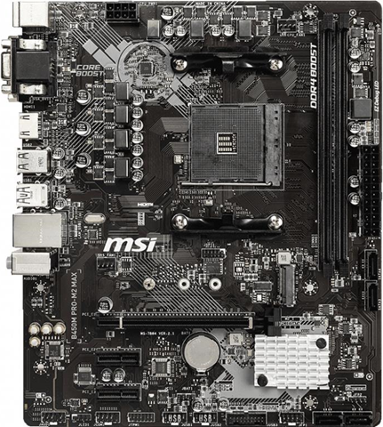 MSI B450M PRO-M2 MAX scheda madre AMD B450 Presa AM4 micro ATX