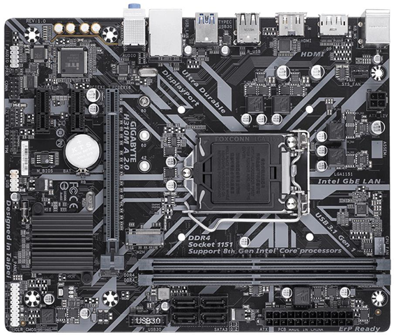 Gigabyte H310M A 2.0 scheda madre LGA 1151 (Presa H4) micro ATX Intel H310 Express