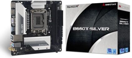 Biostar B660T-SILVER scheda madre Intel B660 LGA 1700 mini ITX (B660T-SILVER)