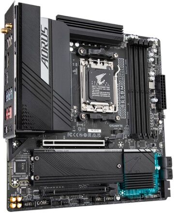 Gigabyte B650M AORUS ELITE AX scheda madre AMD B650 Presa di corrente AM5 micro ATX (B650M AORUS ELITE AX)