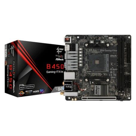 ASRock Fatal1ty B450 Gaming-ITX/ac AMD B450 Presa AM4 mini ITX (90-MXB870-A0UAYZ)