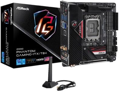 ASRock Z690 Phantom Gaming-ITX/TB4 Intel Z690 LGA 1700 mini ITX (90-MXBI10-A0UAYZ)