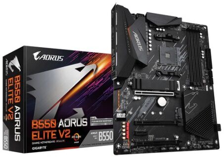 Gigabyte B550 AORUS ELITE V2 scheda madre AMD B550 Presa AM4 ATX (B550 AORUS ELITE V2)