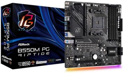 ASRock B550M PG Riptide AMD B550 Presa AM4 micro ATX (90-MXBI90-A0UAYZ)