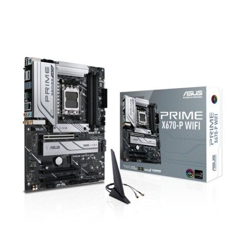 Asus PRIME X670-P WIFI AMD X670 Presa di corrente AM5 ATX (90MB1BV0-M0EAY0)
