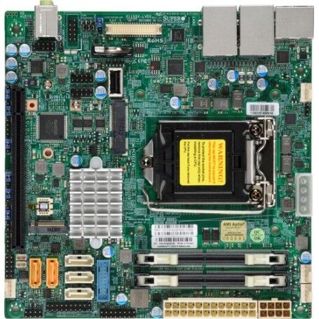 Supermicro X11SSV-LVDS Intel Q170 Express LGA 1151 (Presa H4) Mini-ITX (MBD-X11SSV-LVDS-B)